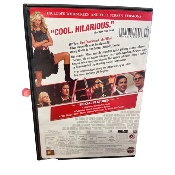 My Super Ex Girlfriend DVD Movie Uma Thurman Luke Wilson - Picture 3 of 3